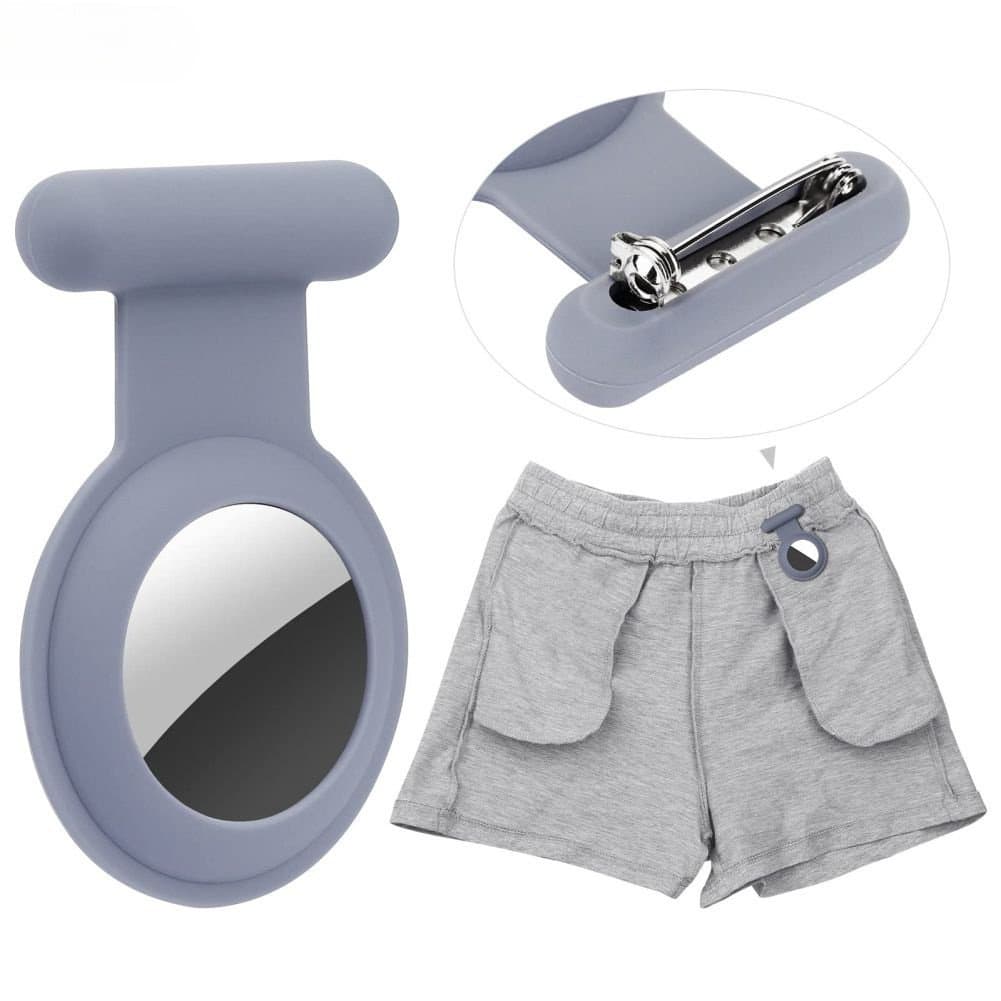 Airtag Tracker Pin Case Capa Protetora Para Airtags De Silicone Roupas Protetoras De Manga De Menino Cães Idosos Acessór