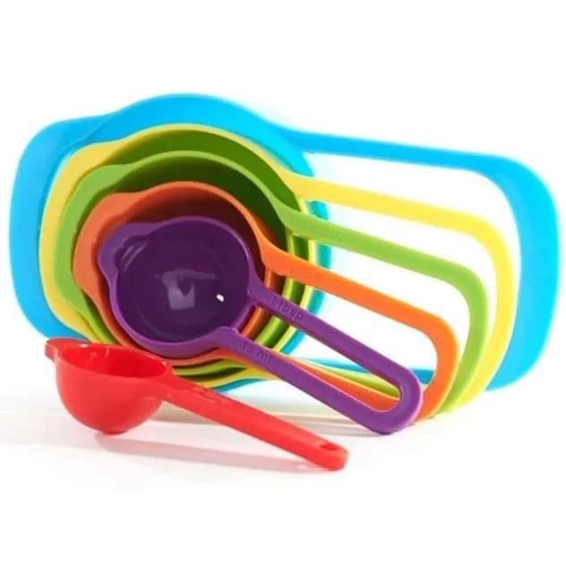 Kit Colheres Medidoras 6 peças Medida, medidor Bolo Cozinha Confeitaria Kit Medidores para Receitas