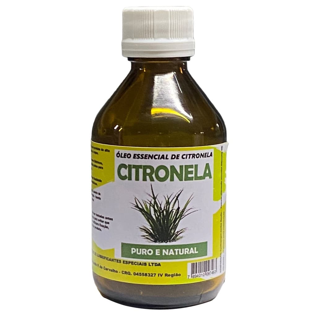Óleo Essencial Citronela 100% Puro Repelente Natural 100ml