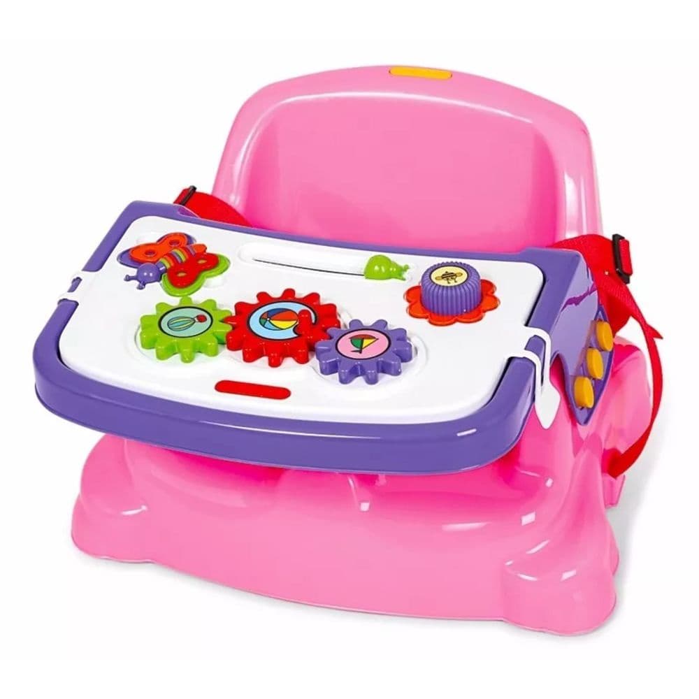 Cadeirinha Alimentação Didática Poliplac Rosa