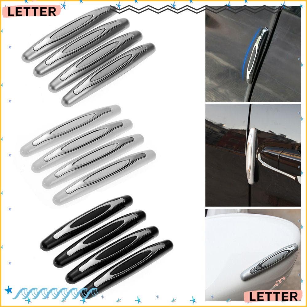 Carta 4 Peças Tira Anticolisão Canto Pára-Choques Borda Guarnição Universal Guarda Automática