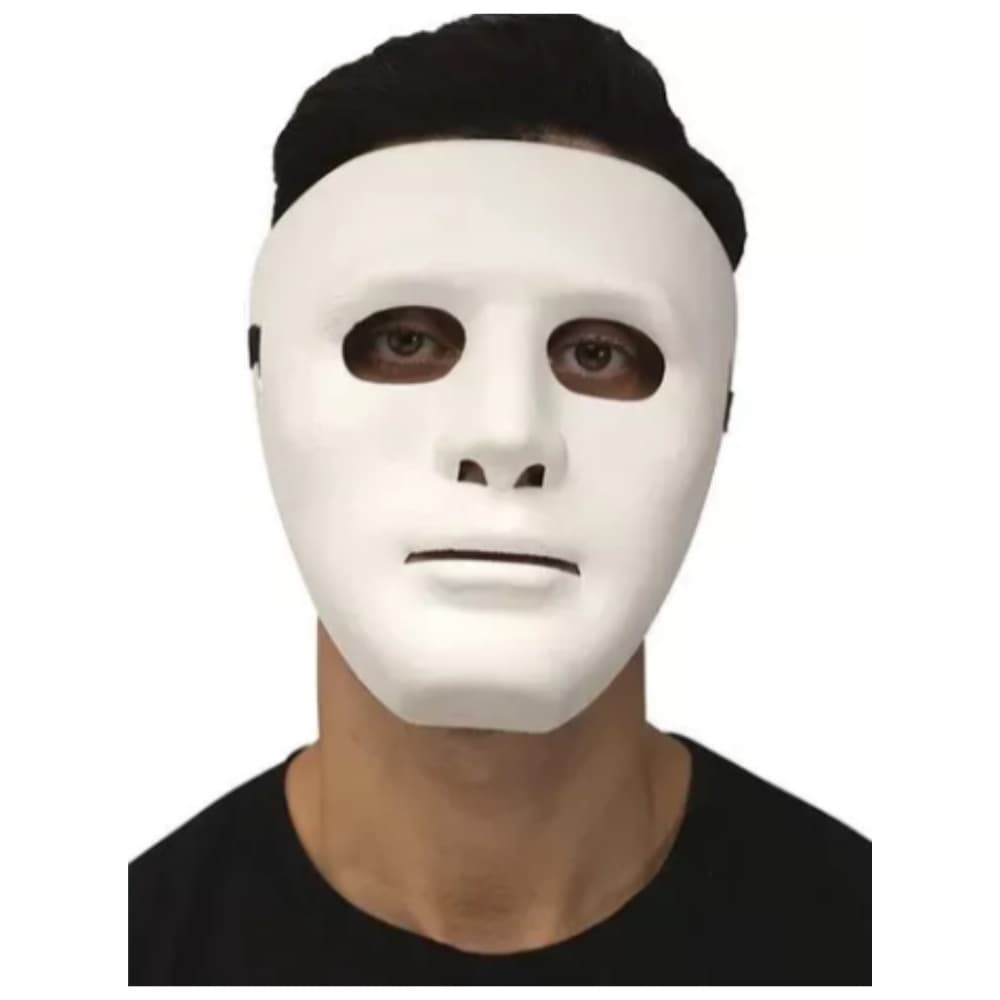 Máscara Halloween Sem Rosto Bonitão Fantasia Michael Myers Filme Terror Adulto Festa Fantasia Sem Face Teatro Cosplay