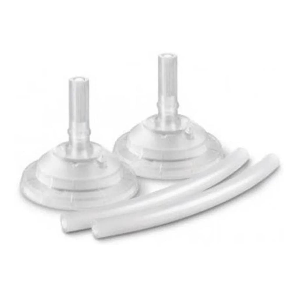Kit 2 Canudos Válvulas Silicone Avent Copos Dinossauro