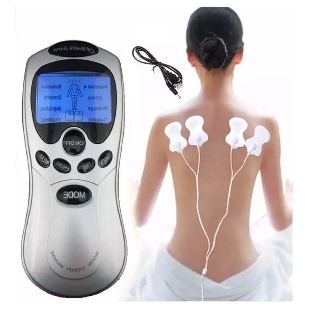 Aparelho Fisioterapia Portátil Choque Pulso Elétrico Alivia Dores