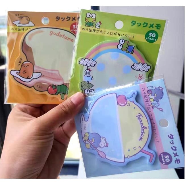 Sanrio Memo Pad Papel De Notas Mensagem Para Estudantes Escola