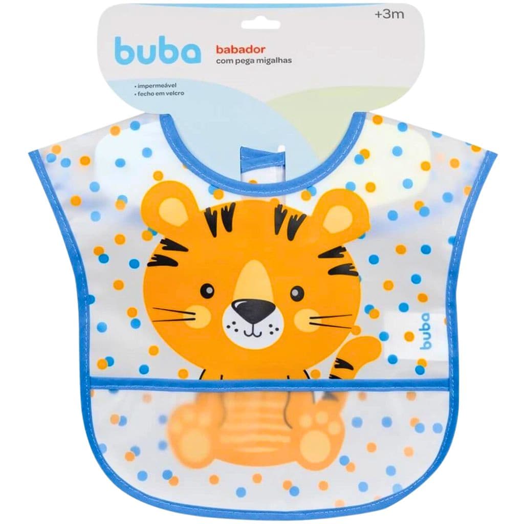 Babador Tigrinho Com Bolso Impermeável 13234 - Buba