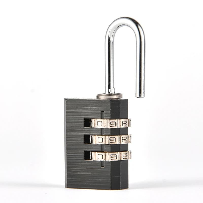 Cadeado com Senha Mala Mochila Preto