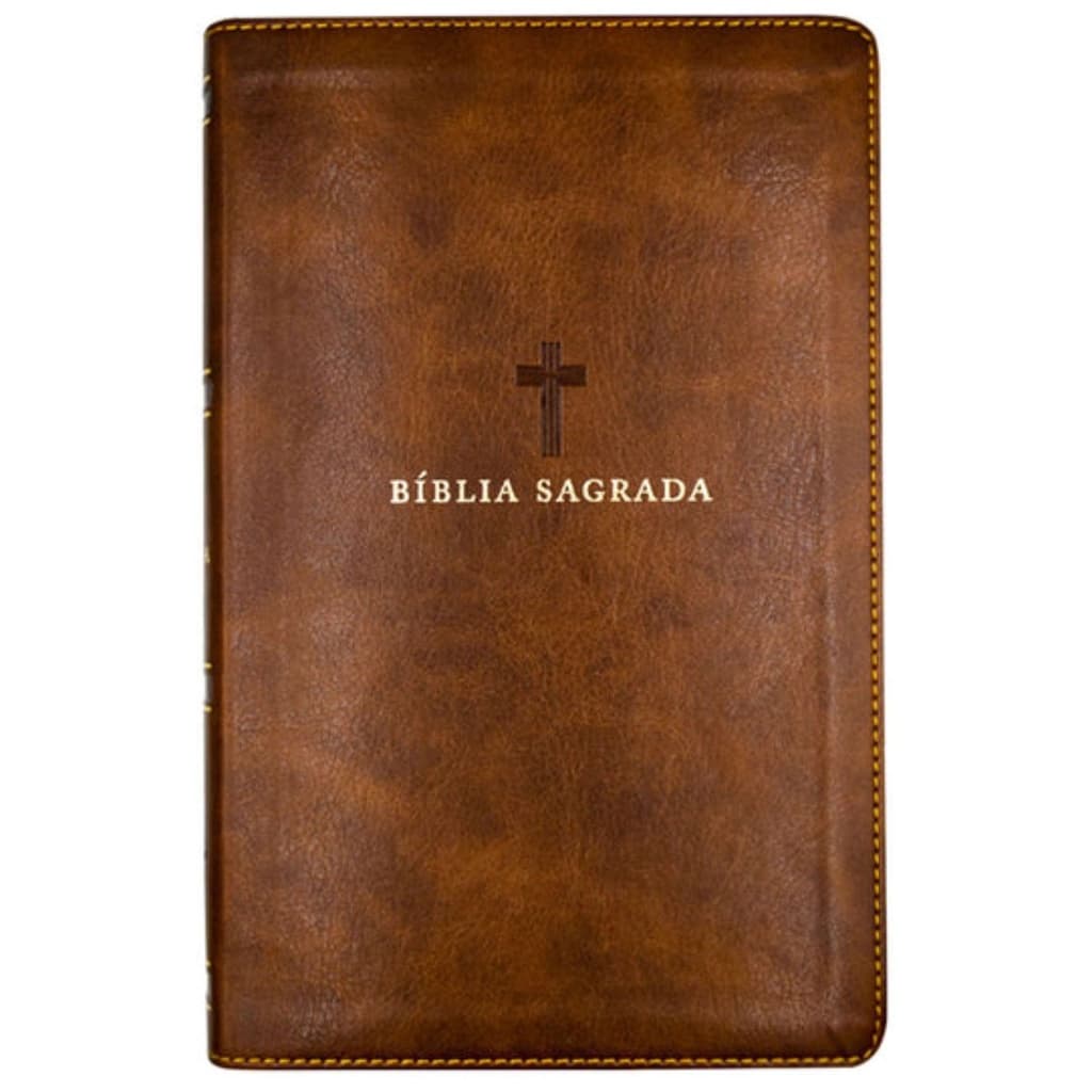 Bíblia Sagrada | Acf | Couro Soft Marrom | Letra Grande Leitura Perfeita