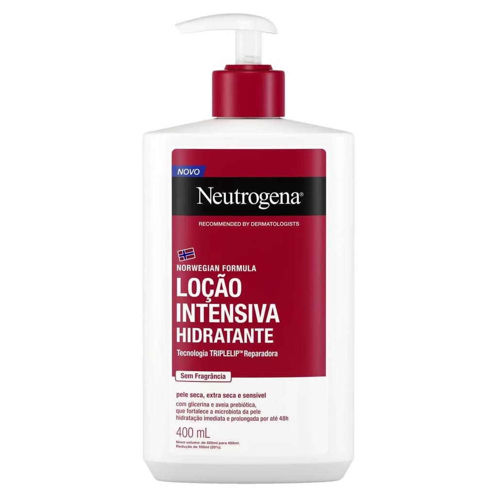 Loção Intensiva Hidratante Norwegian Neutrogena 400ml