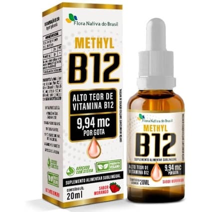 Vitamina B12 Sublingual Metilcobalamina 9,94 Mcg Fnb 20ml