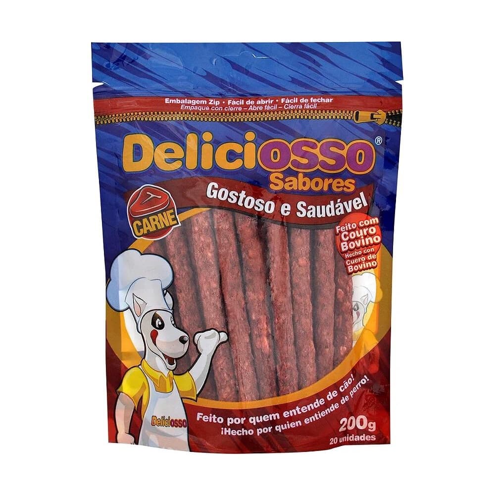 DELICIOSSO SABORES PALITO FINO SABOR CARNE 200G