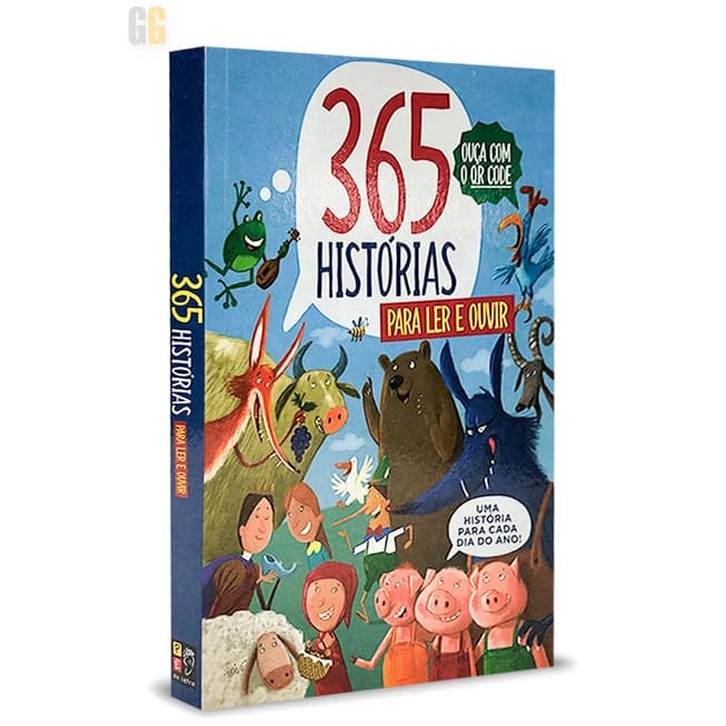365 Histórias dos clássicos infantis para ler e ouvir - Com QR Code