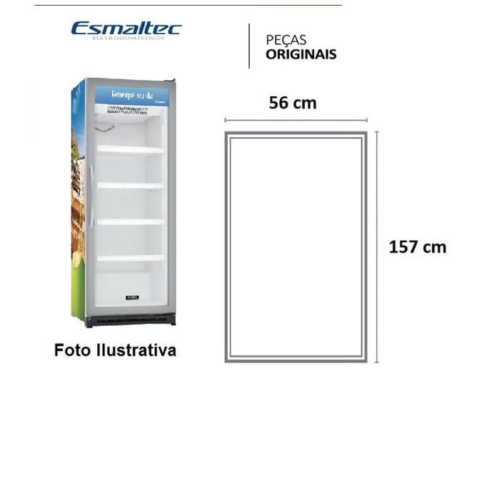 Borracha Para Cervejeira Esmaltec Modelo vv300m