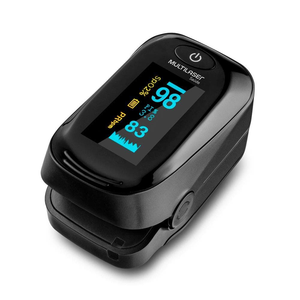 Oxímetro de pulso para dedo Multilaser HC261 preto