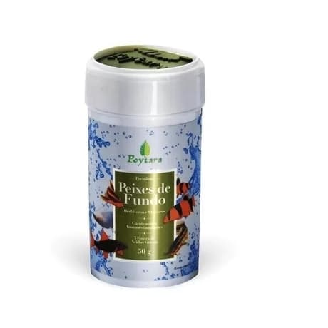 Raçao Peixes De Fundo Poytara 50g - Cascudo Botia Coridora