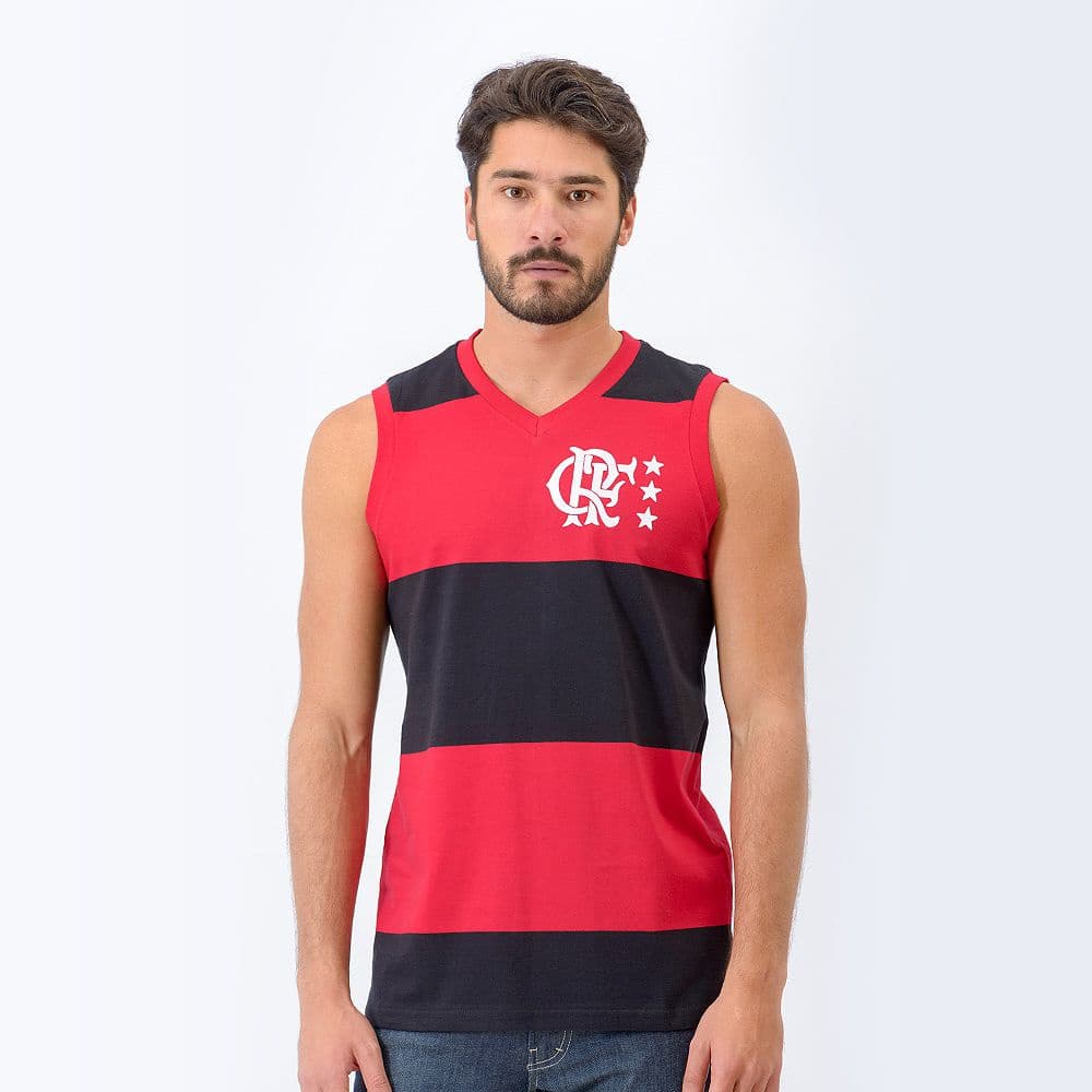 Regata Retrô Flamengo Libertadores Masculina Oficial