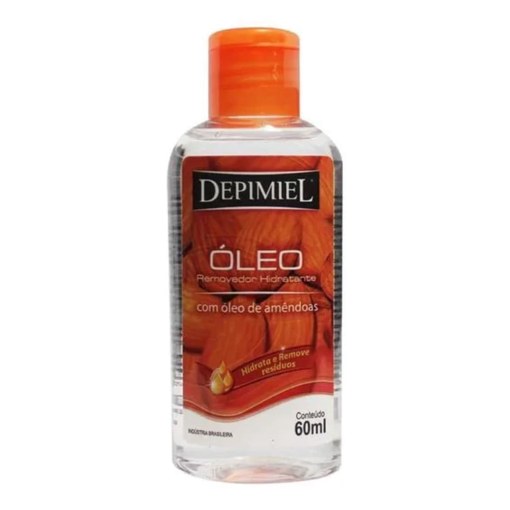 Óleo Removedor Hidratante Com Óleo de Amêndoas 60ml- Depimiel