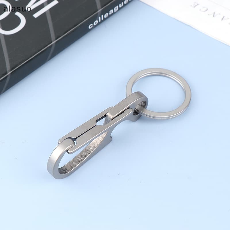 [alasuo] 1 Peça Mosquetão De Liga De Titânio Chaveiro Multifuncional Ao Ar Livre Fivela De Anel De Corrente De Cintura F