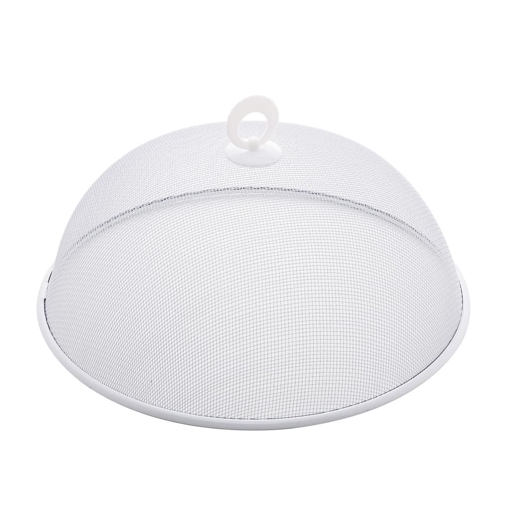 Tela Protetora para Alimentos de Metal Revestido Branco 24cm
