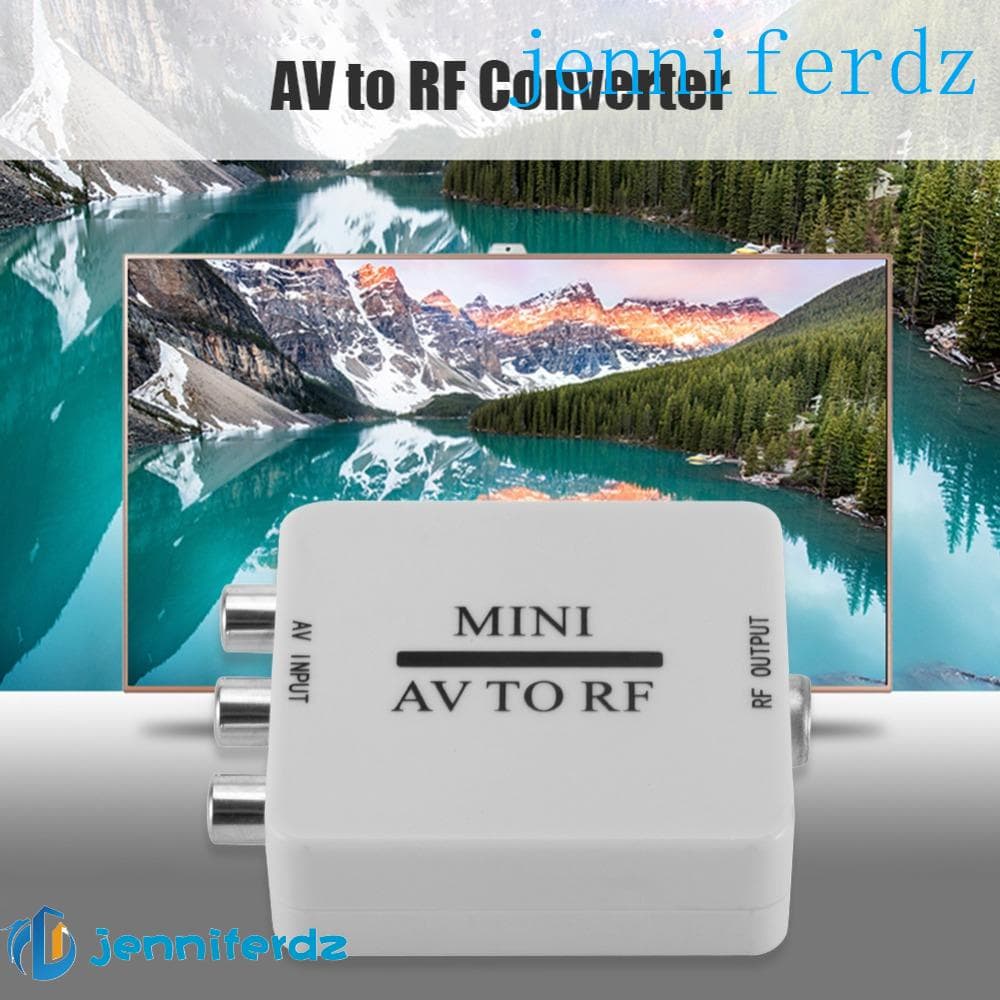 Amplificador AJENNIFER AV Para RF , RCA TV Switcher Conversor 61.25 Mhz Com Linha HD