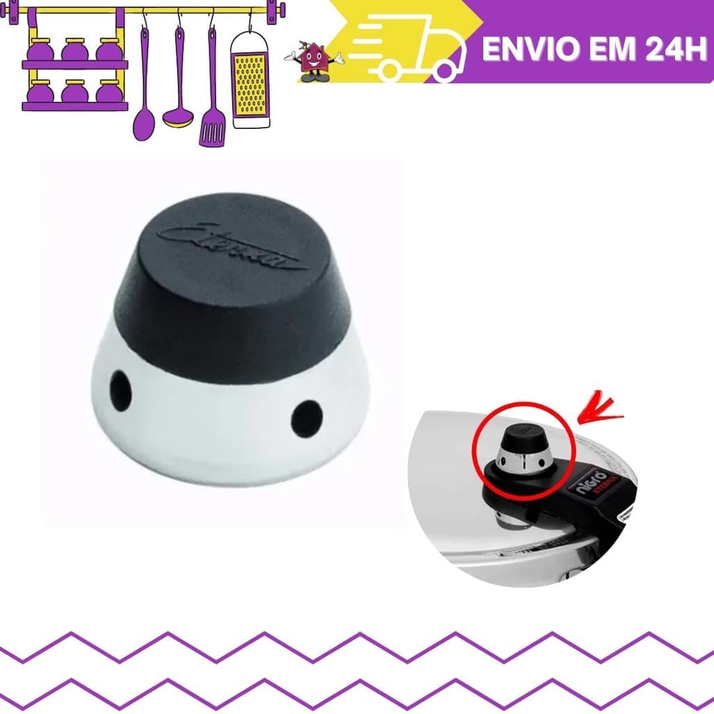 Peso Pino válvula de pressão para panela Nigro Eterna