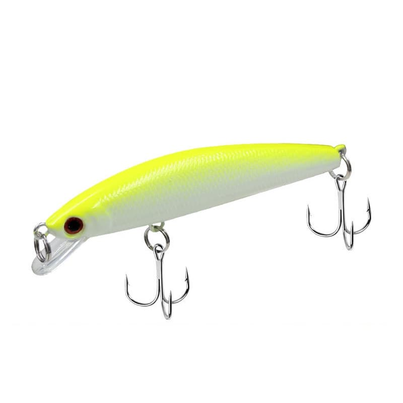 Cores Isca De Pesca 7,5g/8,5cm Minnow Plástica Flutuante Artificial Dura Para Truta Robalo
