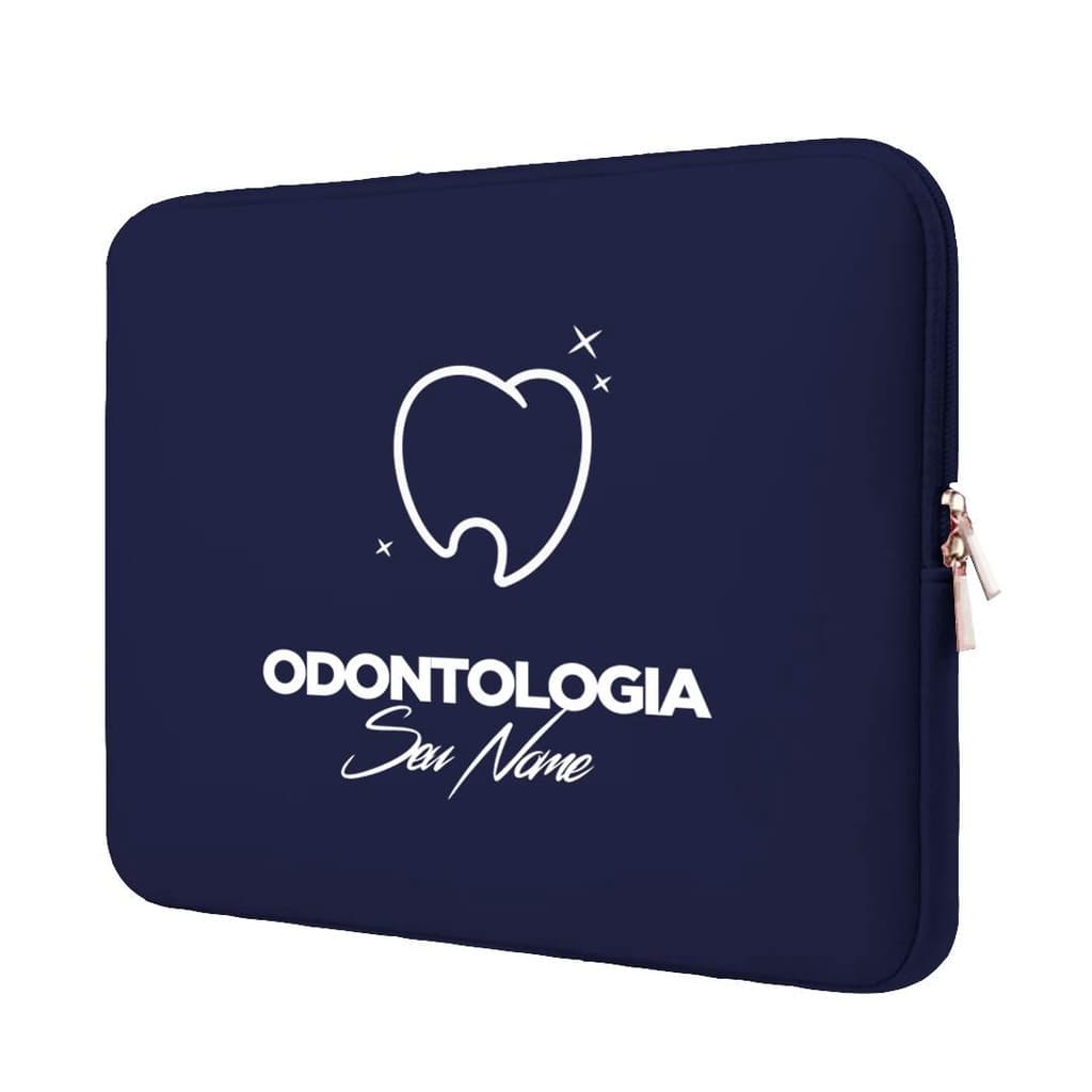 Capa Case Pasta Maleta Notebook Macbook Personalizada Neoprene 15.6/14.1/13.3/12.1/11.6/17.3/10.1 Odontologia 2