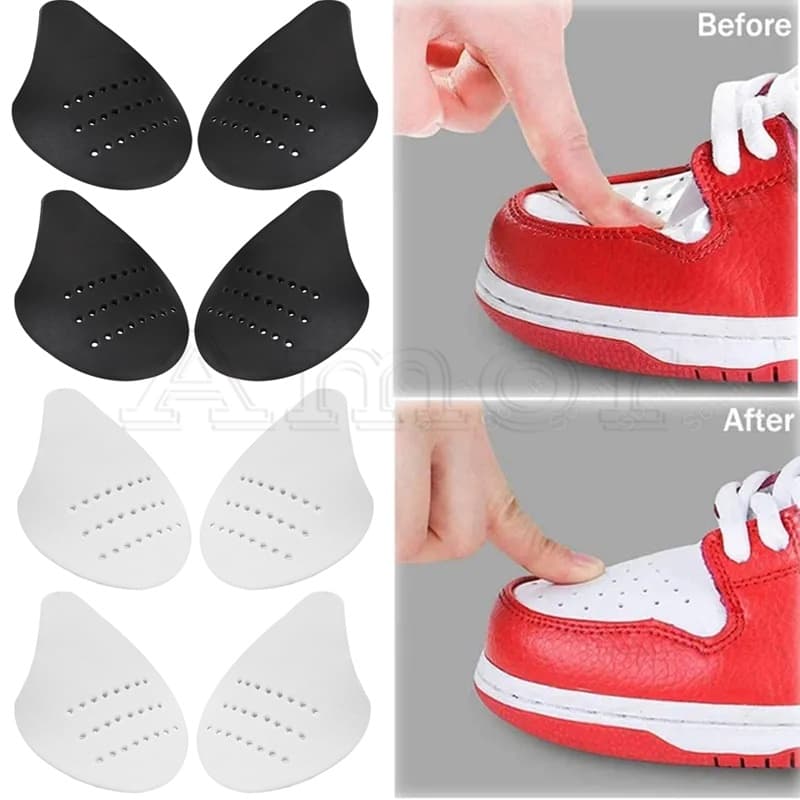 2 Pcs Crease Protector De Vinco Sapatilhas De Proteção De Calçados Tênis Extensor De Cabeça De Sapato EVA Suporte Ferramentas Acessórios Anti-Dobradura