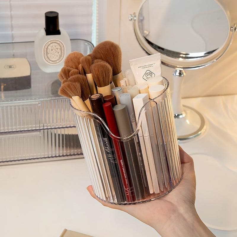 Suporte de Caneta em Acrílico Transparente / Balde Cosmético / Balde de Armazenamento