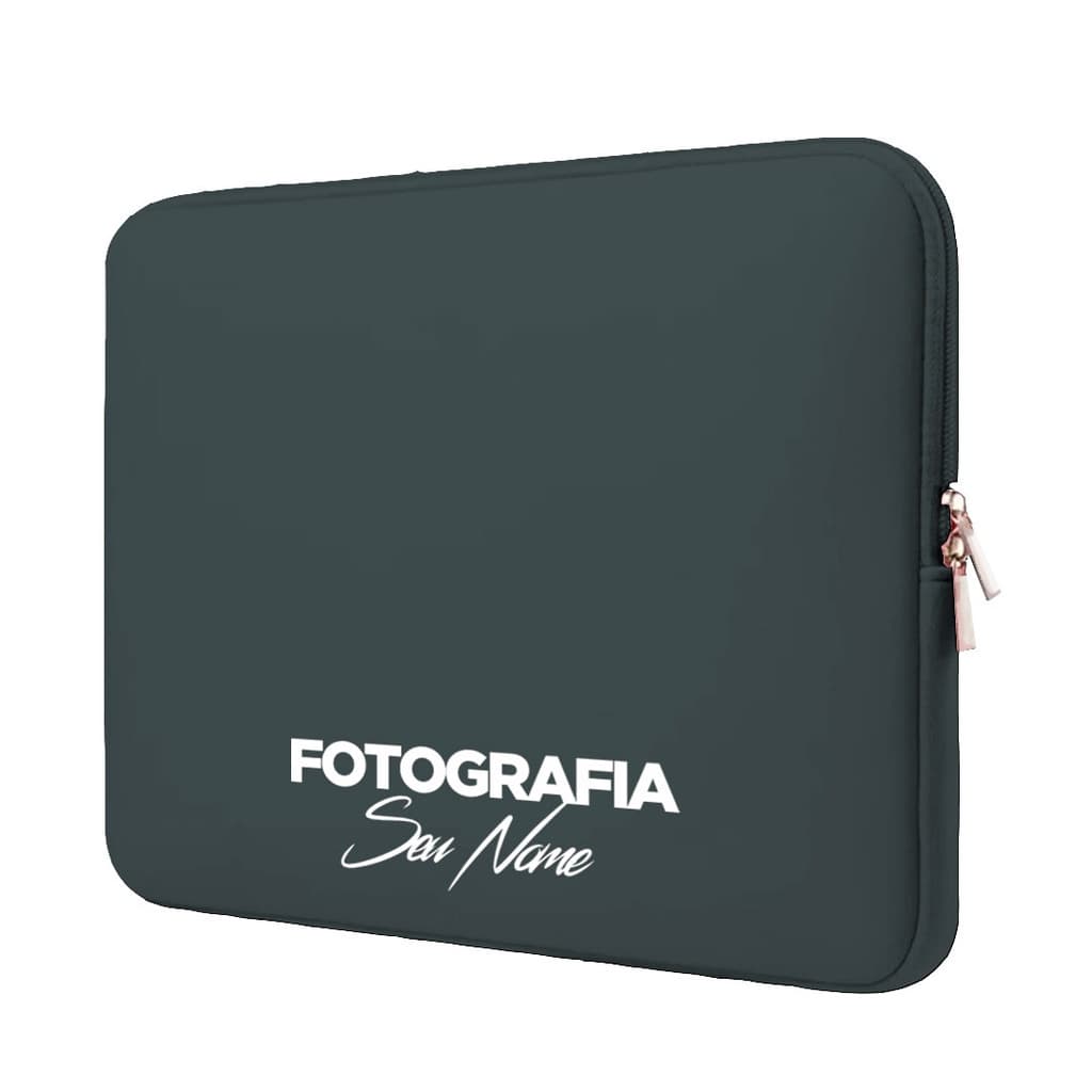 Capa Case Pasta Maleta Notebook Macbook Personalizada Neoprene 15.6/14.1/13.3/12.1/11.6/17.3/10.1 Fotografia 3