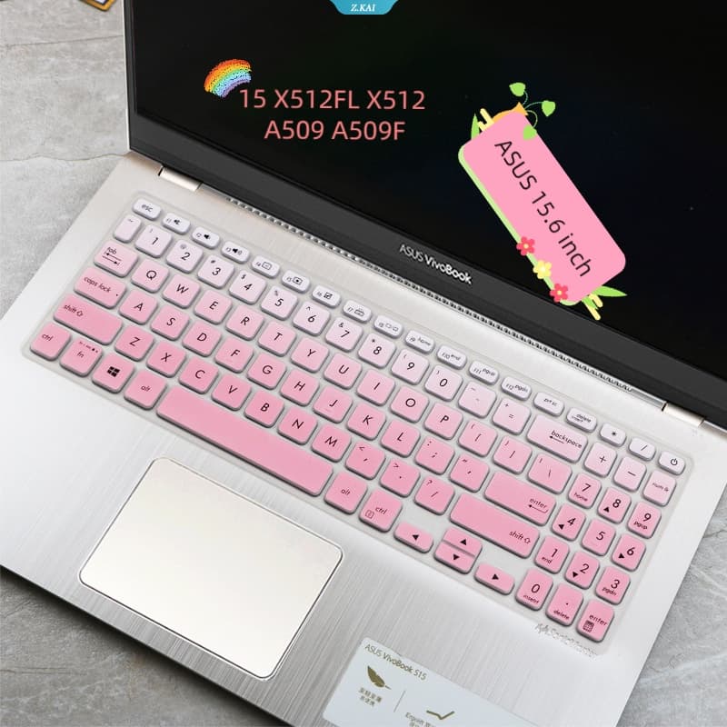 Novo Modelo De Computador ASUS 15.6 Polegadas Protetor De Teclado À Prova D'água Capa Macia De Silicone Fino Para 15 X512FL X512 A509 A509F Película De Cobertura Total [ZK] .