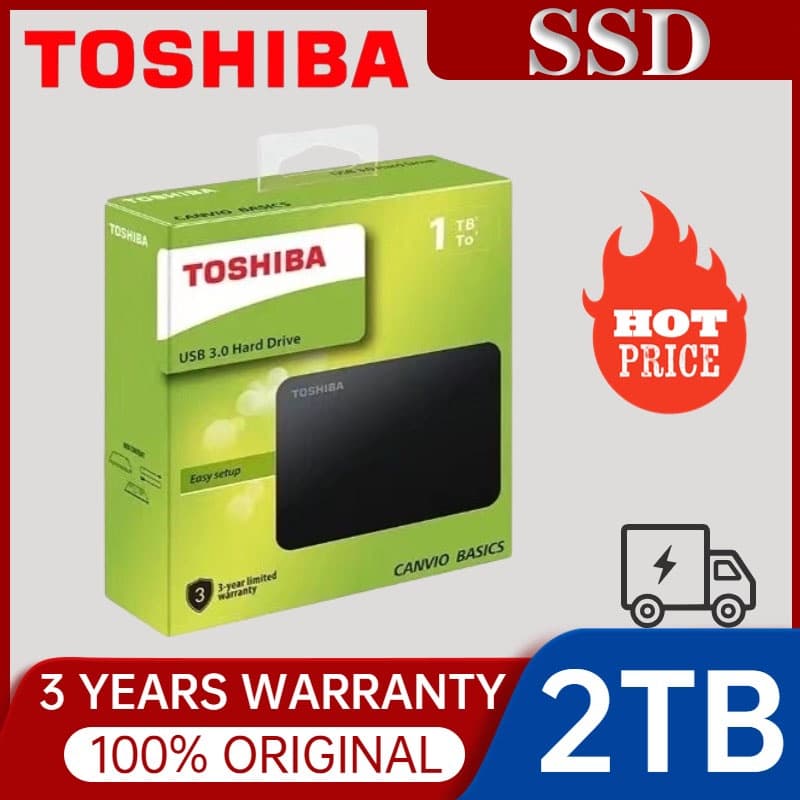 Disco rígido externo Toshiba  1TB 2TB 4TB   External Hard Drive HDD USB 3.0  Portable Hd Externo 4TB Hard Drive