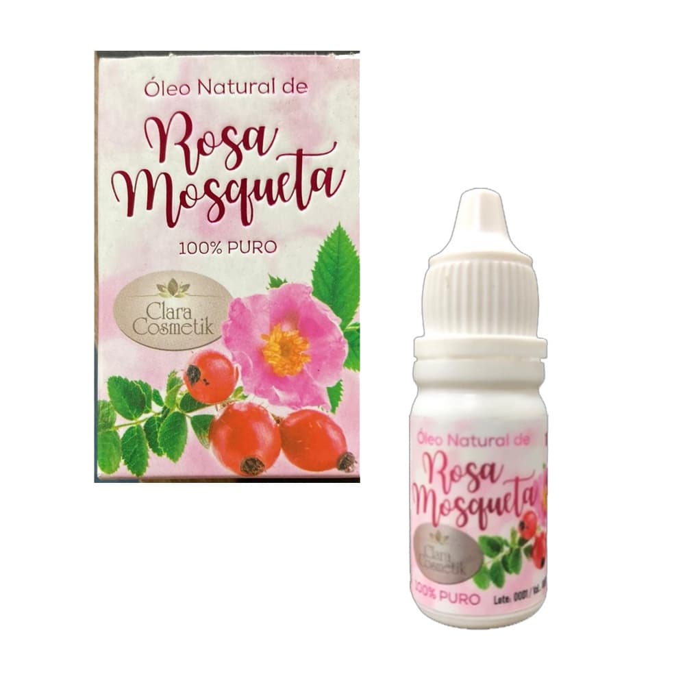Óleo de Rosa Mosqueta 100% Puro 10ml - Clara Cosmetik