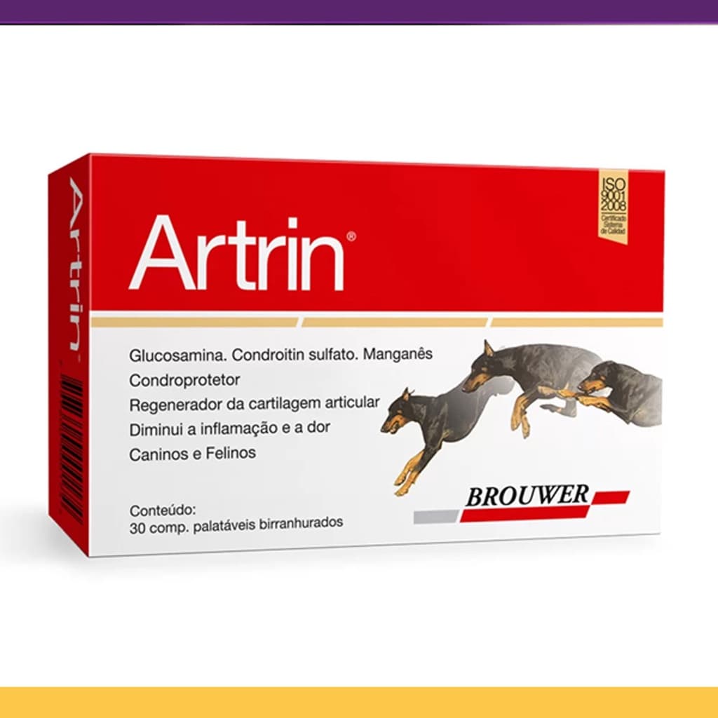Artrin Brouwer para Cães e Gatos - 30 Comprimidos
