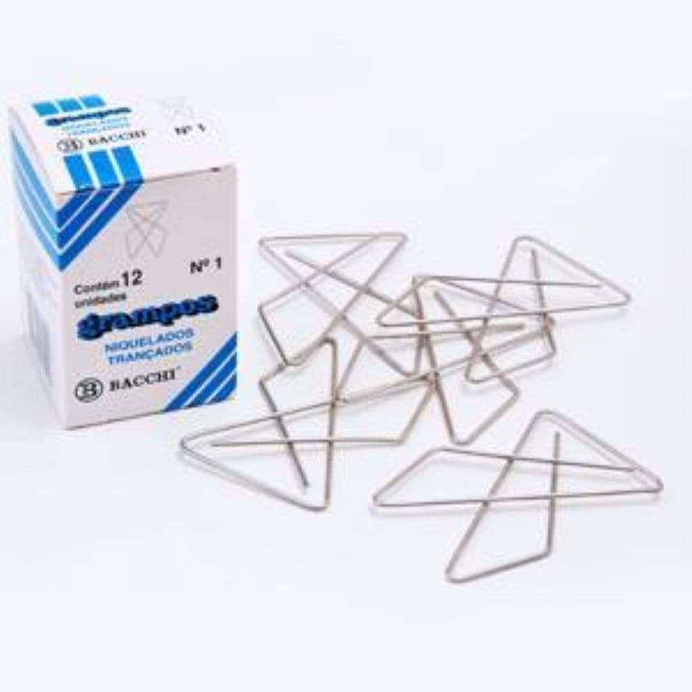 Grampo Trançado Trunfo Nº 1 Galvanizado Com 12 Unidades Bacchi
