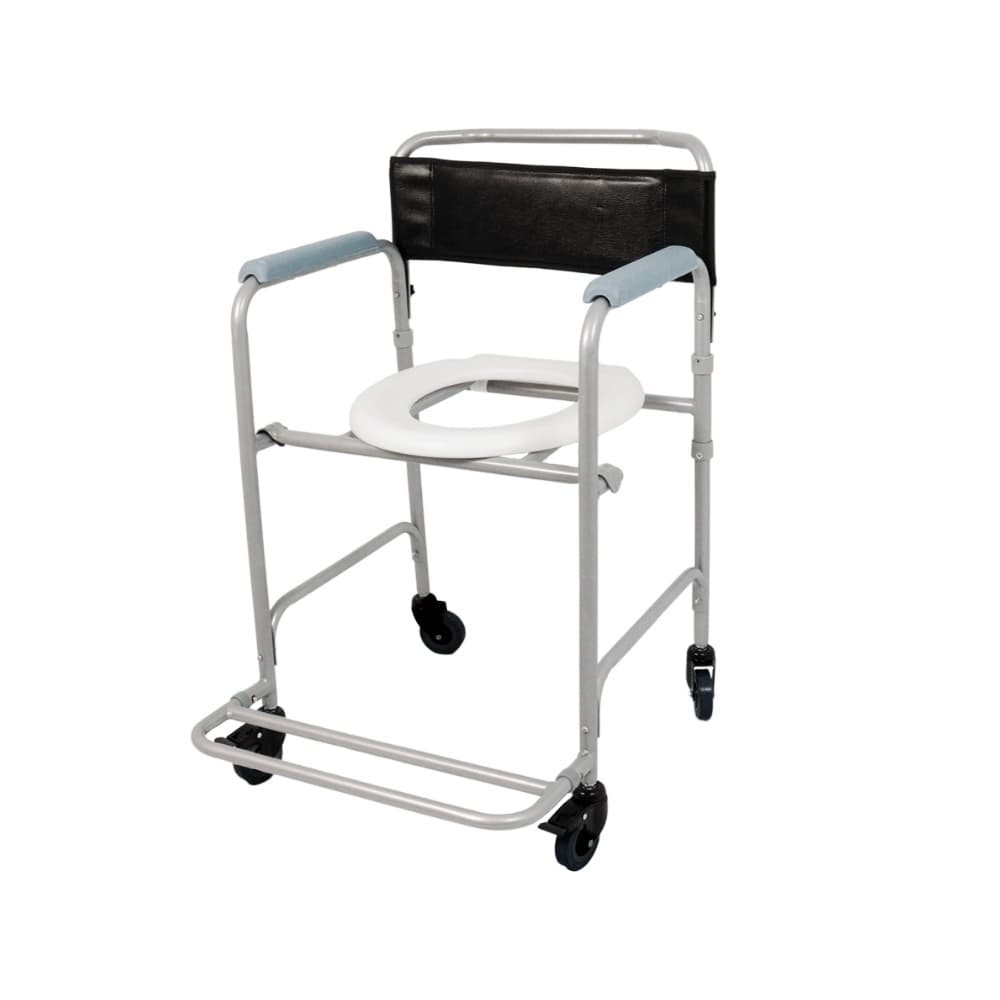 Cadeira de Banho Dobrável em Aço para 100 kg modelo D30 - Dellamed