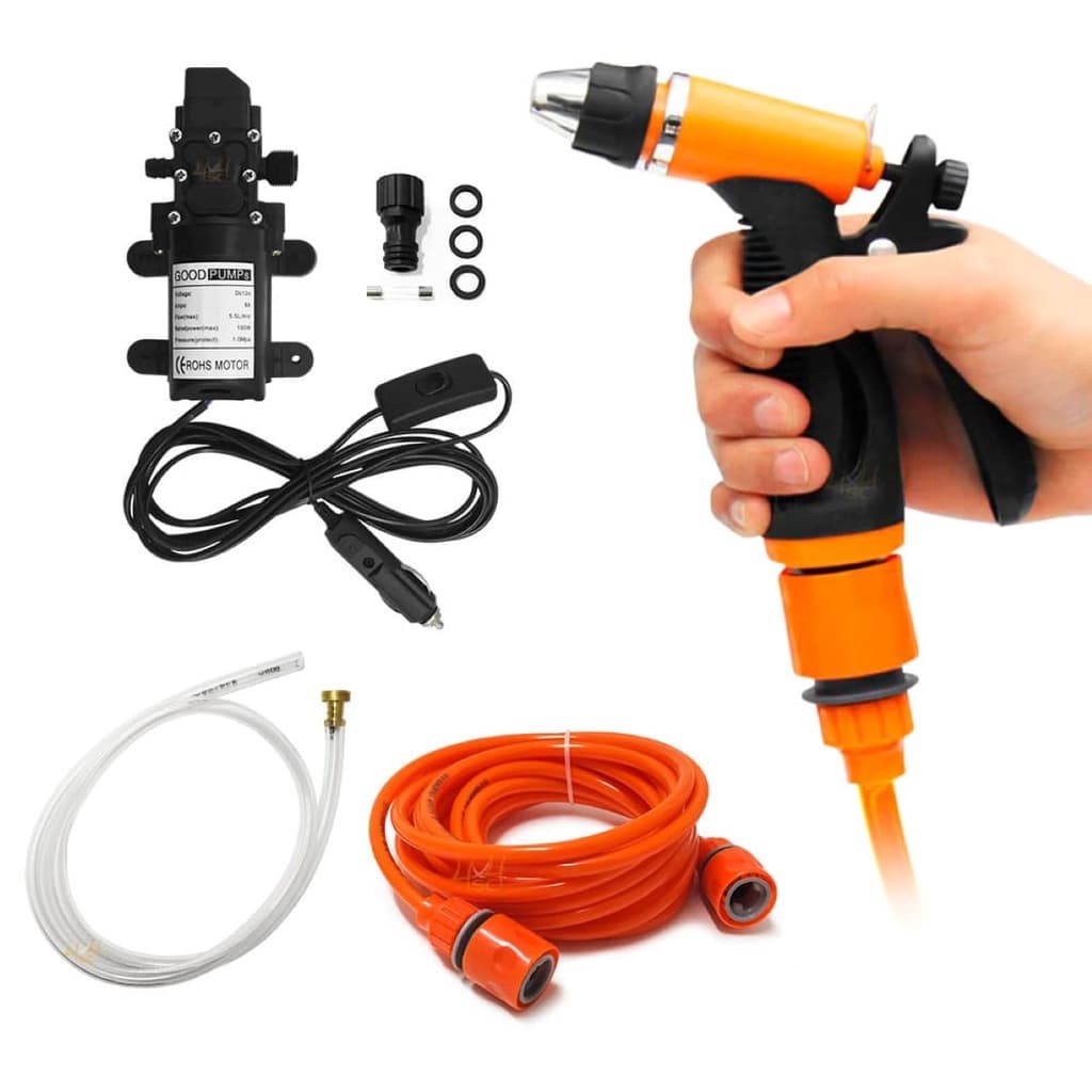 Mini Máquina Lava Jato Fundamentum  Bomba Água 12v Portátil