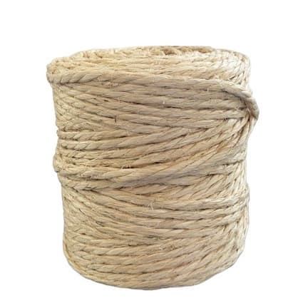 Corda de Sisal 6mm - 67 Mts Para Artesanato em Geral Arranhador de Gato