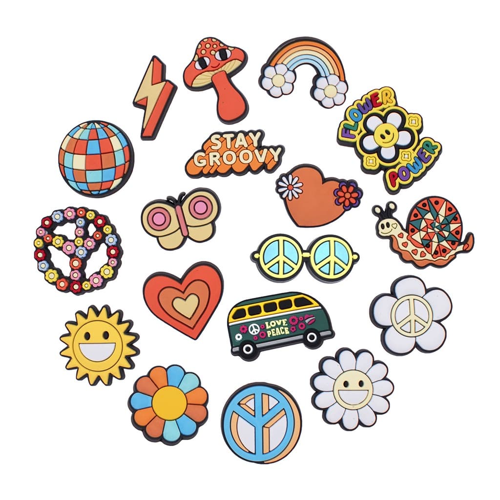 Coleção de verão 1 peça de sapato para PVC desenhos animados sapatos chinelos acessórios de decoração fivela de sapato