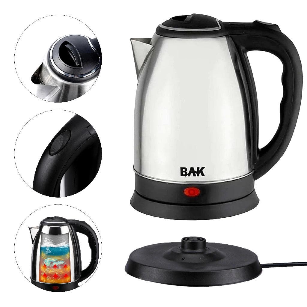 Chaleira Elétrica Com Auto Desligamento Em Aço Inox 1,8 Litros 110 V Linha Premium