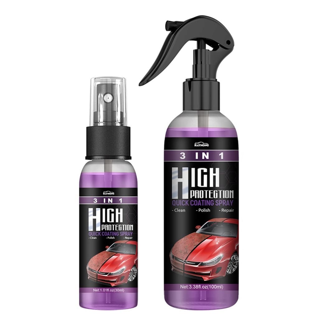 Healthtime 30/100ml 3 Em 1 Spray De Revestimento Rápido Proteção Alta De Carro Pintura Reparo Restaurador Exterior Cerâmico