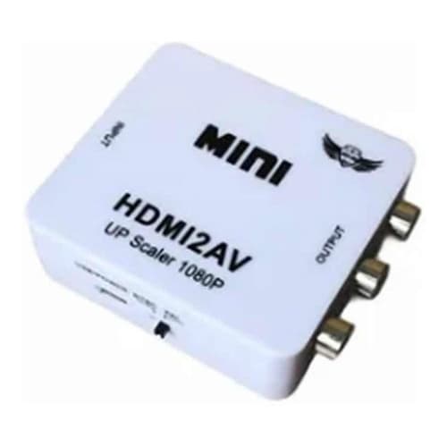 Mini Adaptador Conversor De Hdmi Para Video Composto Rca 2Av