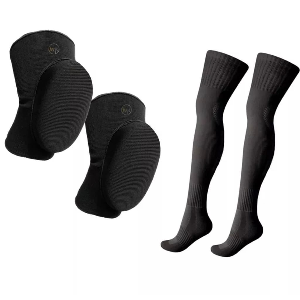 Kit Joelheira E Meião Vôlei Futsal Handebol Adulto-infantil