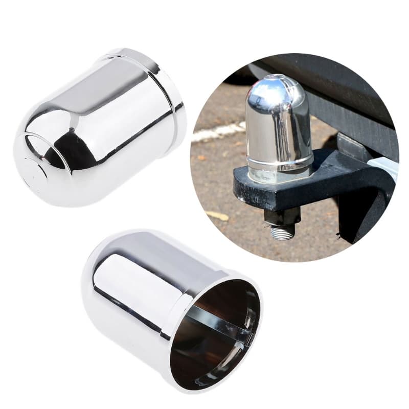 RUN 50mm Tampa Da Barra Reboque Do Engate Borracha