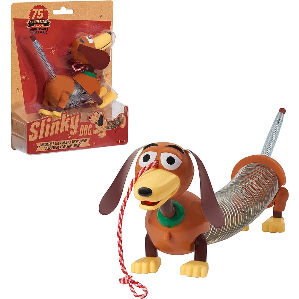 Retro Slinky Dog Jr , O Brinquedo Original De Mola Para Caminhar , Brinquedos E Presentes Crianças