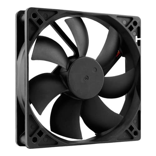 Fan Cooler Ventoinha 80x80x25 Micro Ventilador 12v 80mm Preto sem Led