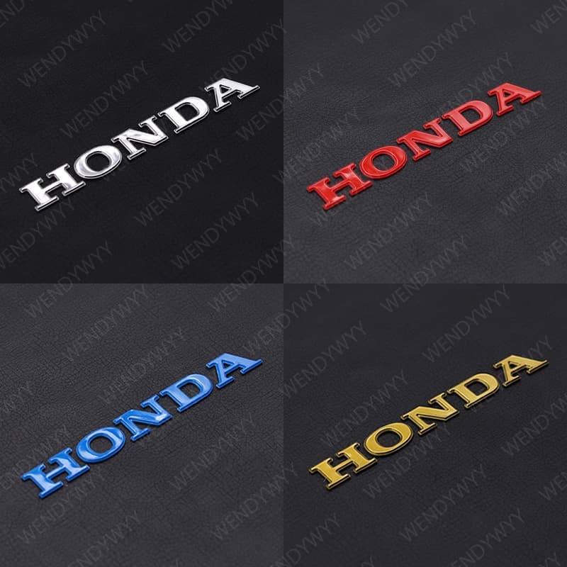 2pcs 1set Honda 3D Emblema 10x1,2cm Logotipos Esquerdo Direito Autocolantes Para BEAT Vario Motocicleta Decoração À Prova D'água
