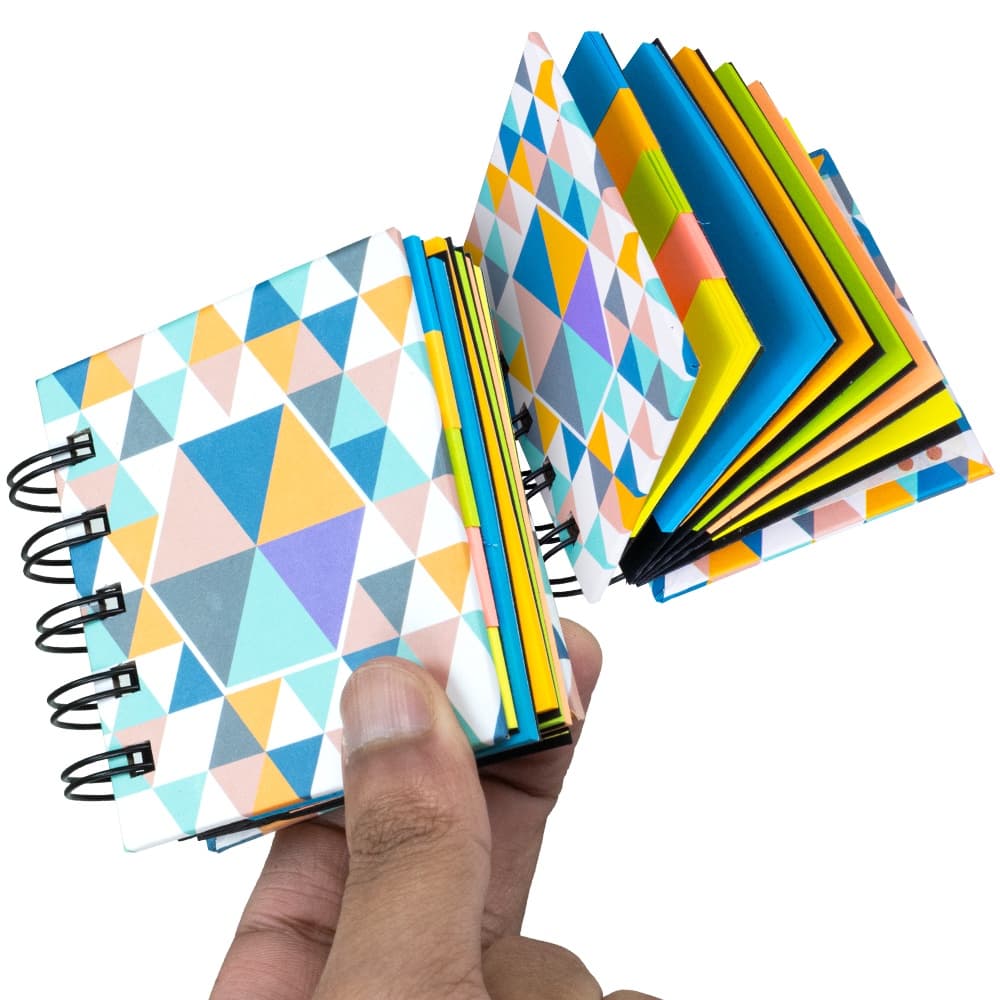 Bloco De Notas Anotações Bloquinho Kit Com 360 Folhas Autoadesivas Colorido Ideias Tarefas Lembretes Caderninho Marcador