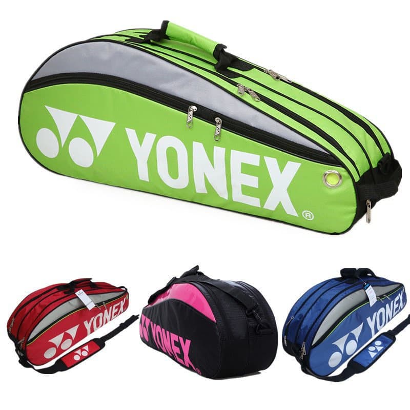 2023 New Badminton Sports Bag 6 Cores Saco De Tênis Raquetes Mochila ZKGK