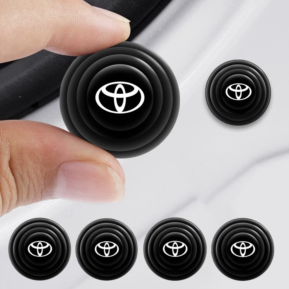 4 Pçs Toyota Amortecedor Da Porta Do Carro Anti-Colisão Junta Almofada De Isolamento Acústico , Para Etios Corolla Hilux